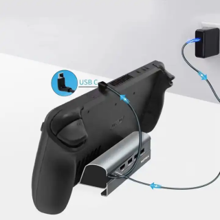 Docking Station Motrix pentru Steam Deck, 3xUSB 3.0, 1xHDMI 4K